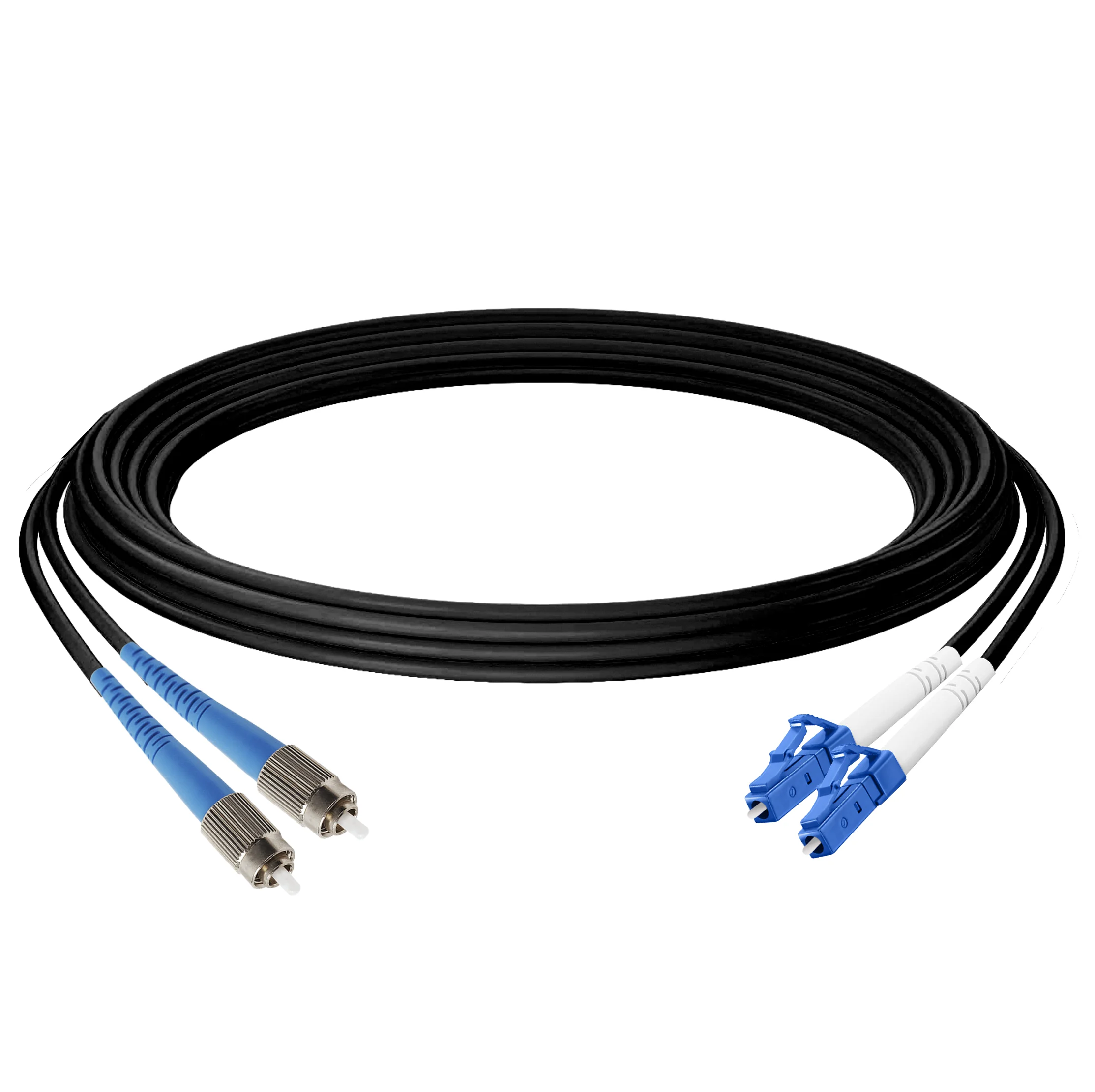 Оптичний патчкорд FC/UPC - LC/UPC, одномод G.652D, дуплекс 2,8 мм. LSZH